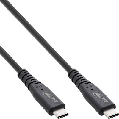 4043718312764 - USB4 Kabel USB-C ST ST PD 240W 8K60Hz TPE schwarz 05m