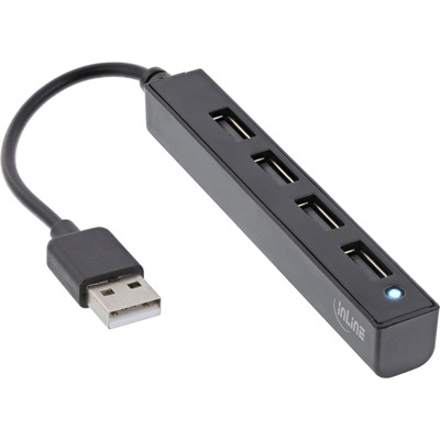 4043718315505 - USB 20 4-Port Hub USB-A Stecker auf 4x USB-A Buchse Kabel 15cm