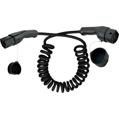 4043718316496 - EV Spiral-Autoladekabel 22kW Typ2 3-phasig 75m