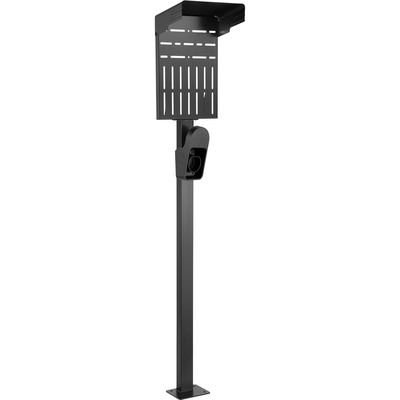 4043718316519 - Universal Wallbox-Standfuß mit EV-Ladekabel Halterung schwarz