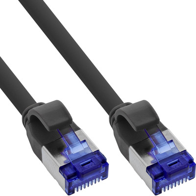 4043718317592 - Patchkabel Slim Cat6A S FTP TPE (LSZH) PoE schwarz 15m 4043718317592 - Patchkabel Slim Cat6A S FTP TPE (LSZH) PoE schwarz 15m