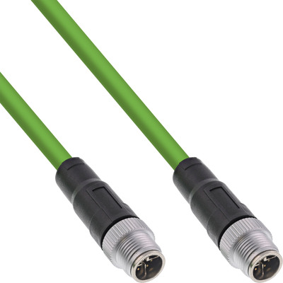 4043718318605 - Industrie Netzwerkkabel M12 8-pin X-kodiert St St Cat6A PUR 1m