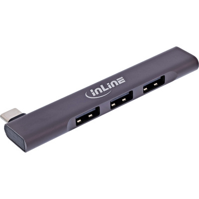 4043718331239 - Slim USB-C Hub 4-Port USB 30 + 3x USB 20 schmale Bauform