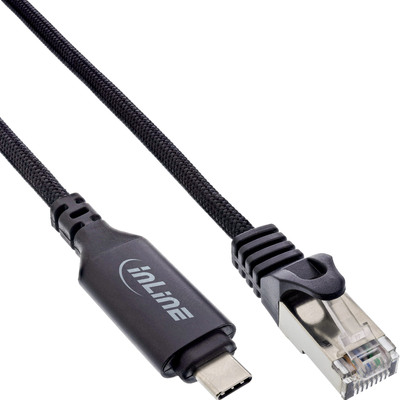 4043718331314 - USB 32 Netzwerkadapter Kabel Gigabit USB-C zu RJ45 Stecker 2m