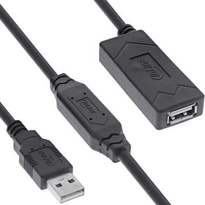 4043718332892 - USB 20 Aktiv-Verlängerung USB-A Stecker Buchse 25m