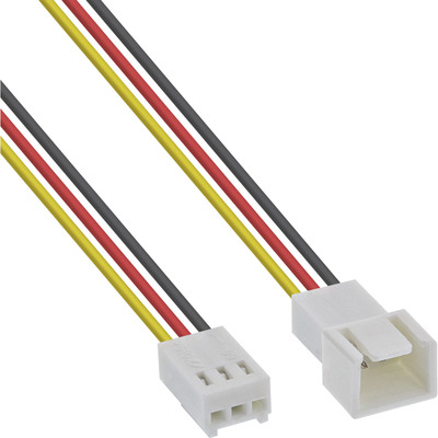 4043718333424 - Lüfterkabel Verlängerung 3pol Molex Stecker   Buchse 1m