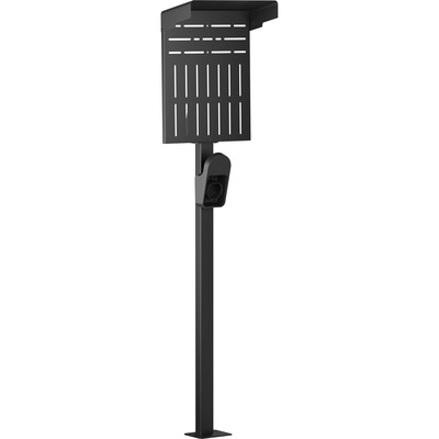 4043718336661 - Universal Wallbox-Standfuß XL mit EV-Ladekabel Halterung schwarz