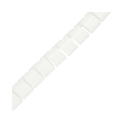 4043718340613 - flexibler Kabelkanal Kabelschlauch 10m weiß 20mm