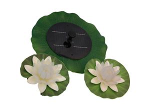 4043722019192 - Mauk Solar Springbrunnen Pumpe mit FB V3 mit 2 farbwechselnden LED Blüten 4043722019192 - Mauk Solar Springbrunnen Pumpe mit FB V3 mit 2 farbwechselnden LED Blüten
