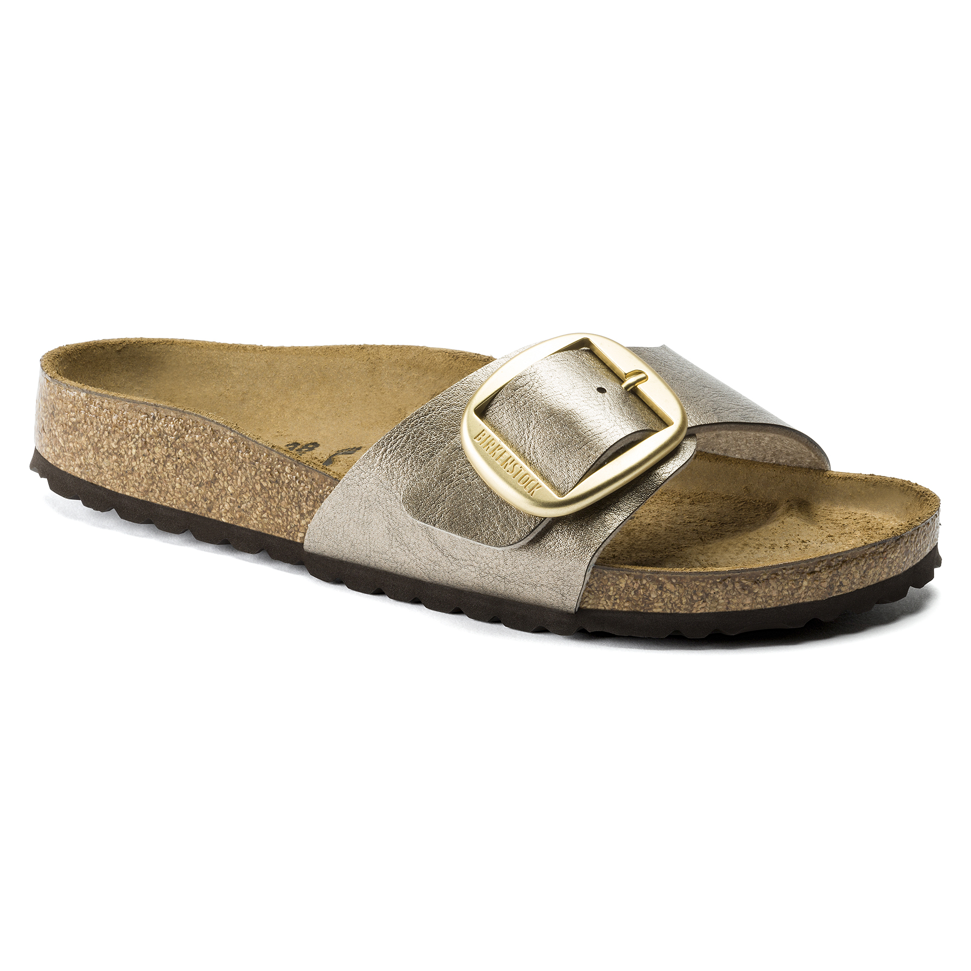 4043734739880 - Pantoletten für Damen Madrid Big Buckle Birko-Flor