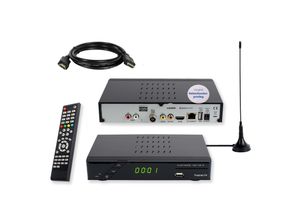 4043745121070 - SET-ONE EasyOne 740 DVB-T2 Bundle Freenet TV HDMI Kabel Antenne