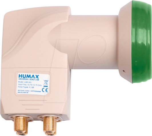 4043745619300 - Humax Green Power Quad-LNB LTE-Filter geringe Stromaufnahme