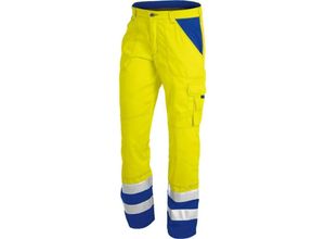 4043849630874 - Sioen - Bundhose warngelb kornblau 75%PES 25%Baumwolle Gr 58 - gelb