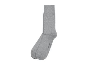 4043874491877 - FALKE Socken im 2er-Pack Herren Baumwolle grau meliert