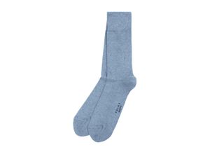 4043874492027 - FALKE Socken im 2er-Pack Herren Baumwolle hellblau meliert