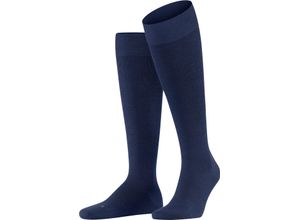 4043874728652 - FALKE Energizing Wool Kniestrümpfe Kompressionseffekt für Herren blau 45 46