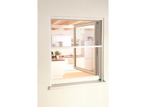 4043903774391 - HECHT INTERNATIONAL Insektenschutz-Rollo SMART Rollos für Fenster weißanthrazit BxH 160x160 cm Gr 160 cm 160 cm grau (anthrazit) Rollos