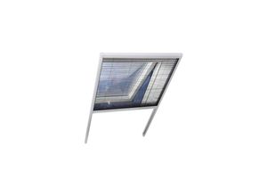 4043903775589 - HECHT INTERNATIONAL Insektenschutz-Rollo für Dachfenster Rollos braunanthrazit BxH 80x160 cm Gr 160 cm 80 cm grau (anthrazit) Rollos