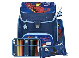 4043946312239 - Easy Fit Schulrucksack Set Avengers-Avengers