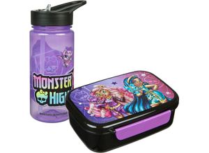 4043946321507 - Lunchbox SCOOLI Monster High Kinder Gr B H L 135cm x 6cm x 18cm monster high Lebensmittelaufbewahrungsbehälter mit Trinkflasche
