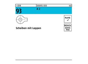 4043952027035 - Unterlegscheibe DIN 93 mLappen 31 A 2