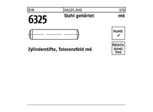 4043952471203 - Reyher - Zylinderstift din 6325 2 m6 x 8 Stahl gehärtet Toleranz m6 din 6325