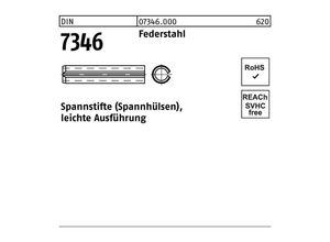 4043952509449 - Spannstift DIN 7346 ISO 13337 6x 80 Federstahl leichte Ausf 100 Stück