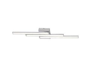 4044052108037 - Fischer&honsel - led Deckenleuchte 3 flammig geradliniges Design mit Chrom - Länge 70cm