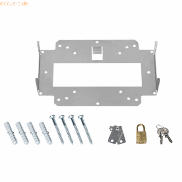 4044144613401 - LANCOM Wall Mount + Lock (LN) - Netzwerk-Einrichtung - Deckenmontage möglich geeignet für Wandmontage (Packung mit 10)