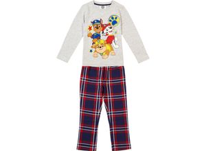 4044208317429 - Kinder Lizenz Pyjama mit Flanellhose Paw Patrol Boys 110 116