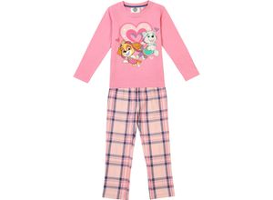 4044208317467 - Kinder Lizenz Pyjama mit Flanellhose Paw Patrol Girls 122 128