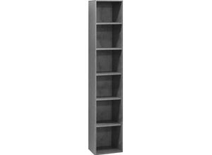 4044393253311 - Mäusbacher Regal MISTER OFFICE (BHT 43x215x36 cm) BHT 43x215x36 cm grau Standregal Bücherregal Bücherregal Schuhregal