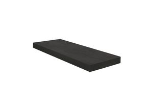 4044393298923 - - Wandregal Wandboard Hängeregal Schweberegal Schwarz Schwarzstahl 60 cm