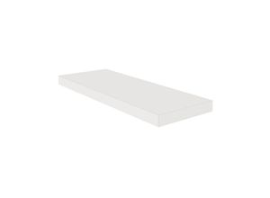 4044393298947 - - Wandregal Wandboard Hängeregal Schweberegal Weiß matt Lack 60 cm