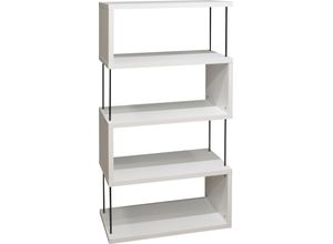 4044393310205 - Standregal MÄUSBACHER Big System Office Regale Gr B H T 66 cm x 126 cm x 33 cm 4 St weiß (weiß matt lack) Standregale Breite 66 cm