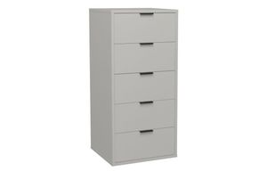 4044393320839 - - Kommode Schubladenkommode Sideboard ca 51 x 108 x 45 cm Möbelgleiter Kreidegr