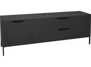 4044393343173 - Lowboard MÄUSBACHER Bonnie Sideboards Gr B H T 168 cm x 60 cm x 45 cm 1 grau (anthrazit matt lack) Lowboards Breite 168 cm mit Quadratgestell