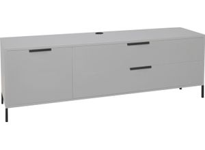 4044393343180 - Lowboard MÄUSBACHER Bonnie Sideboards Gr B H T 168 cm x 60 cm x 45 cm 1 grau (kreidegrau matt lack) Lowboards Breite 168 cm mit Quadratgestell