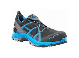 4044465250118 - HAIX Sicherheitsschuhe S3 BLACK EAGLE Safety 401 low black-blue 610001 47 - Schwarz