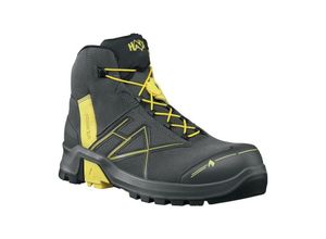 4044465473470 - - Sicherheitsstiefel connexis Safety+ Größe 65 (40) grau gelb S3 en iso 203452011 Veloursleder Textil 20-22