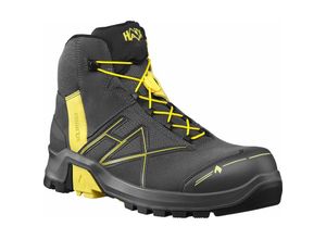 4044465473548 - - Sicherheitsstiefel connexis Safety+ Größe 10 (45) grau gelb S3 en iso 203452011 Veloursleder Textil 20-22