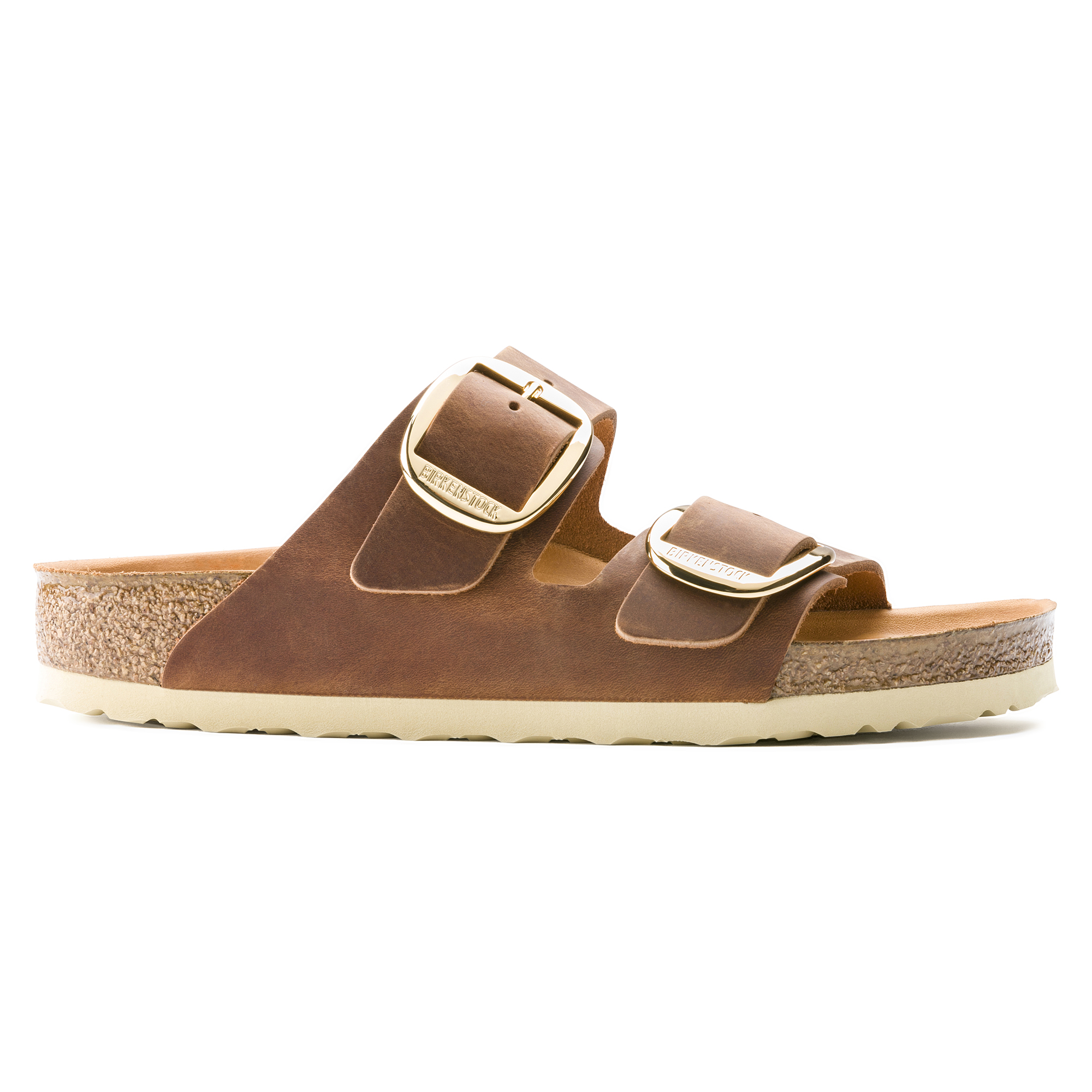 4044477252858 - Pantoletten für Damen Arizona Big Buckle Natural Leather Oiled 4044477252858 - Pantoletten für Damen Arizona Big Buckle Natural Leather Oiled