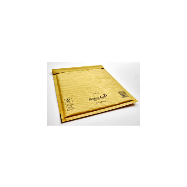 4044537106039 - Luftpolstertaschen Gold E 2 103027404 innen 220x260mm haftklebend + Lochung für Klammer braun 4044537106039 100 Stück