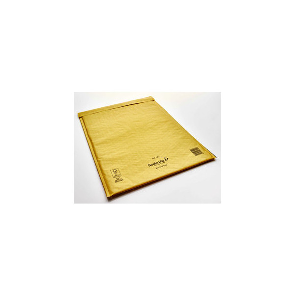 4044537110029 - Luftpolstertaschen Gold J 6 103027408 innen 300x440mm haftklebend + Lochung für Klammer braun 4044537110029 50 Stück