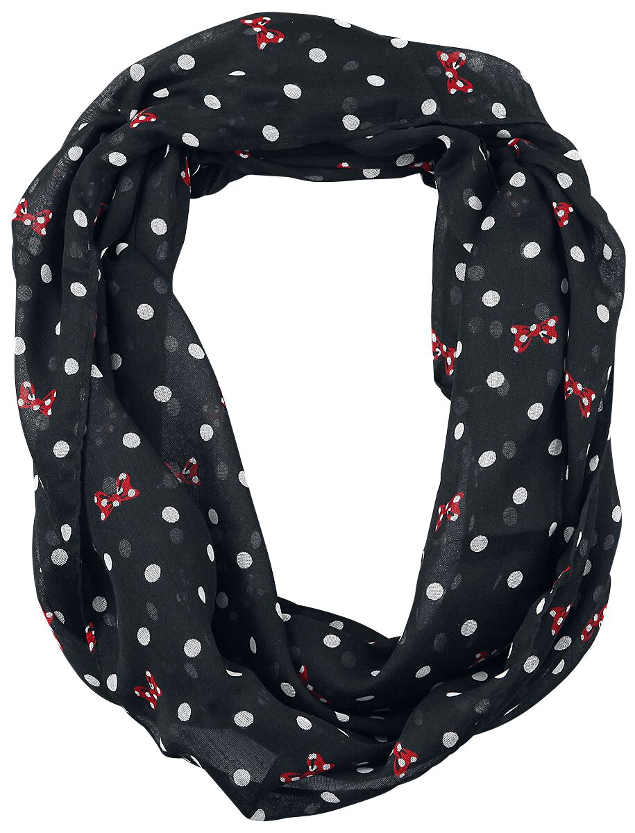 4044583728797 - Mickey Mouse Minnie Maus - Dots & Bows Tuch schwarz