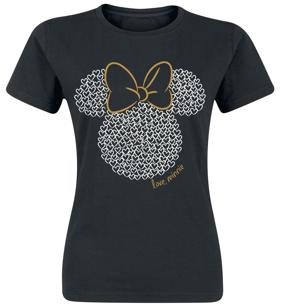 4044583787909 - Minnie Maus - Love T-Shirt schwarz in XL 4044583787909 - Minnie Maus - Love T-Shirt schwarz in XL