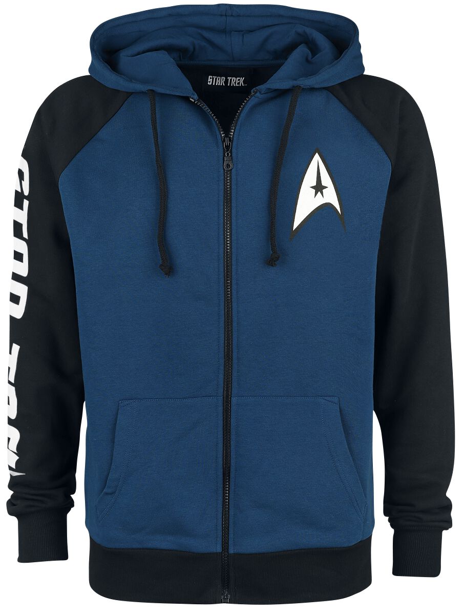 4044583812120 - NCC-1701 Kapuzenjacke blau schwarz in S