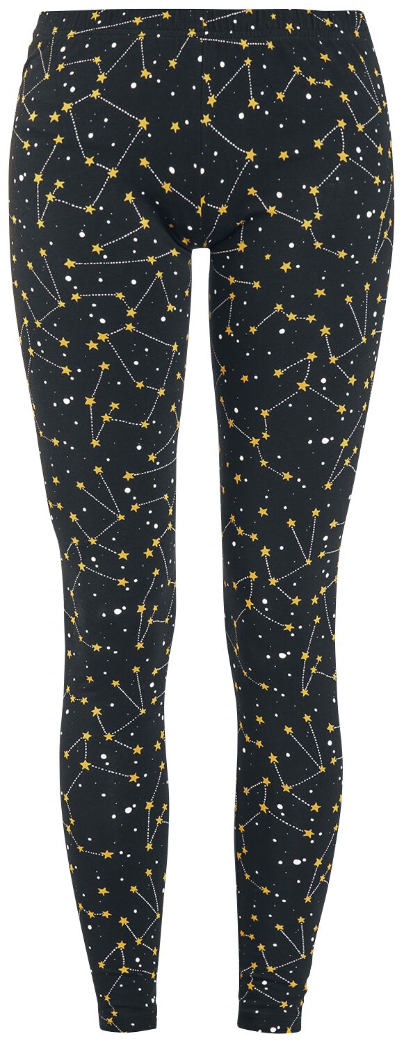 4044583829166 - Celestial Stars Leggings Leggings schwarz in XS