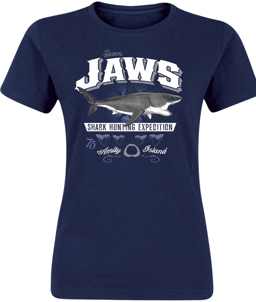 4044583838557 - Shark Hunting T-Shirt navy in S