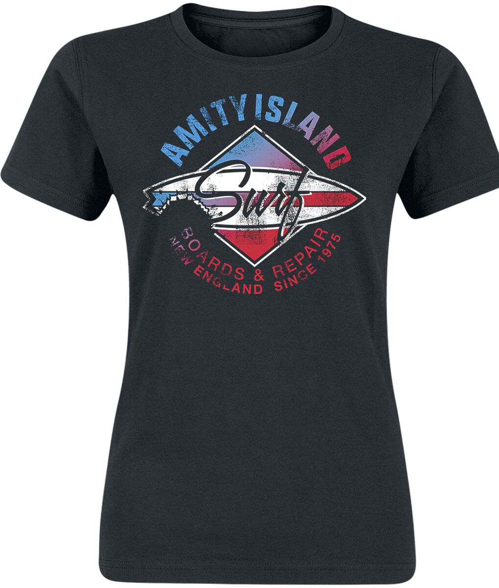 4044583838717 - Amity Island T-Shirt schwarz in L 4044583838717 - Amity Island T-Shirt schwarz in L